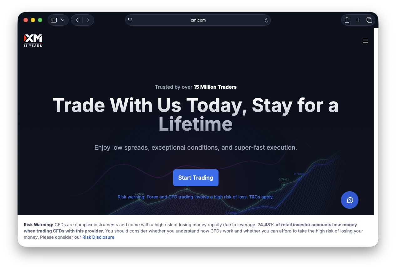 XM trading platform